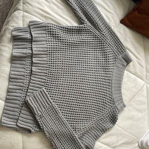 Gray sweater